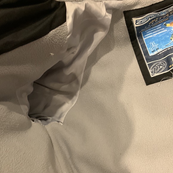 ZeroXposur down jacket side 14/16 with detachable hood (black, grey, blue) - Picture 10 of 15